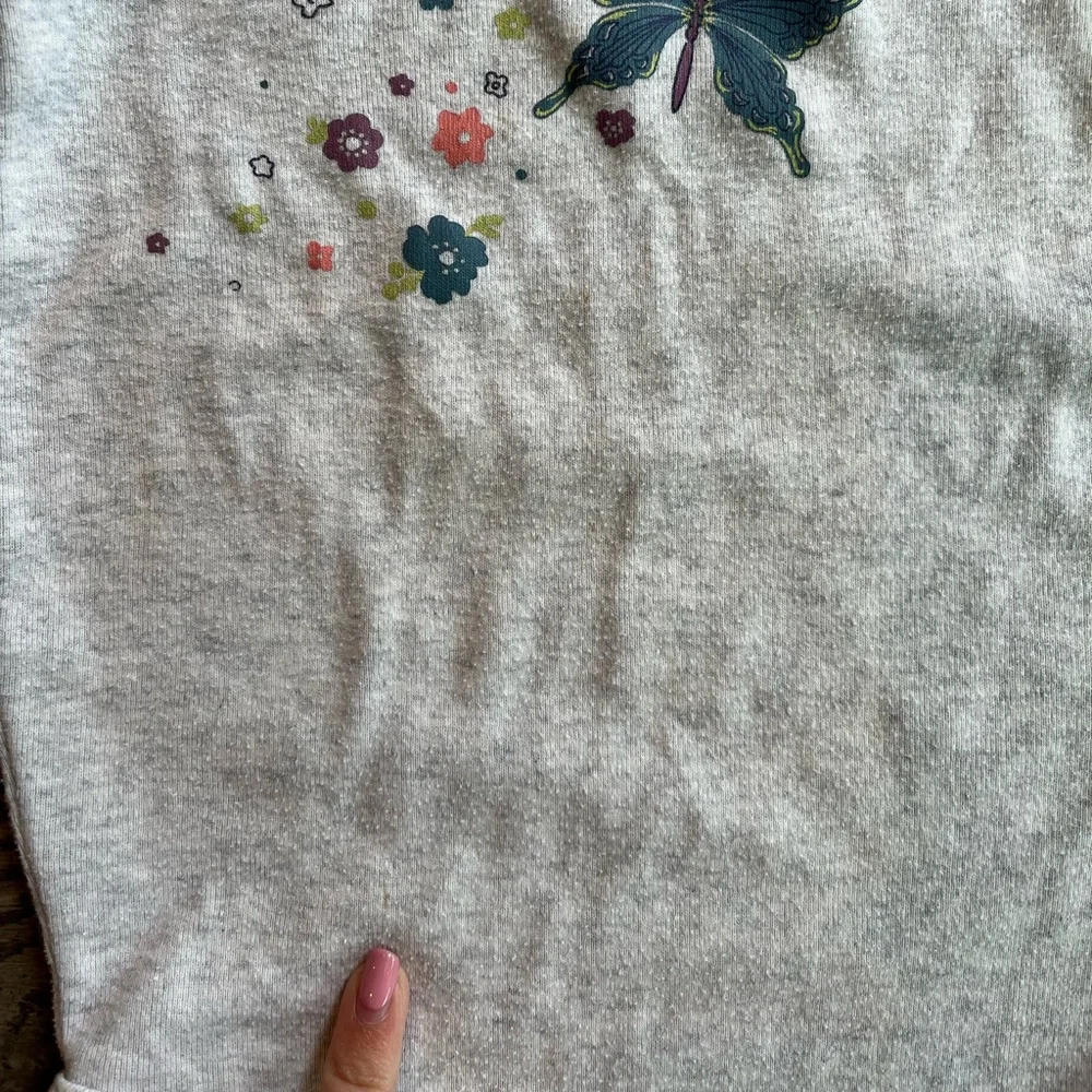 Carter’s Toddler Girl Short Sleeve Onesie Bodysuit Butterfly & Flowers 18 Months